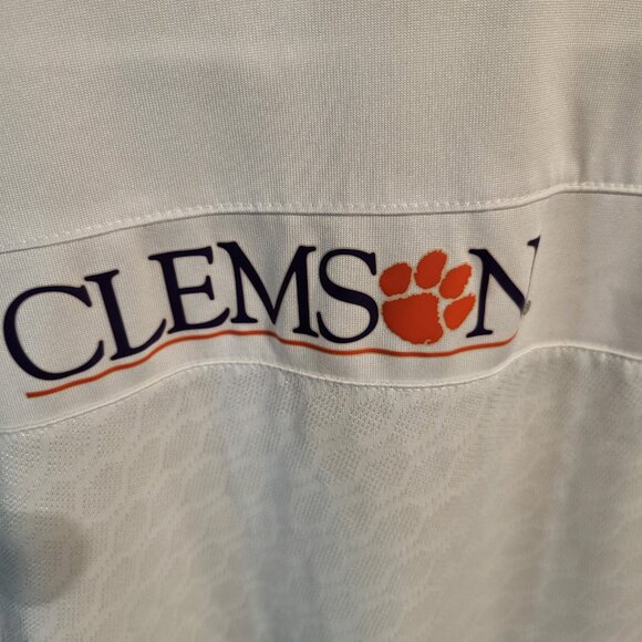 MENS NIKE CLEMSON POLO SHIRT SZ L - Picture 5 of 5